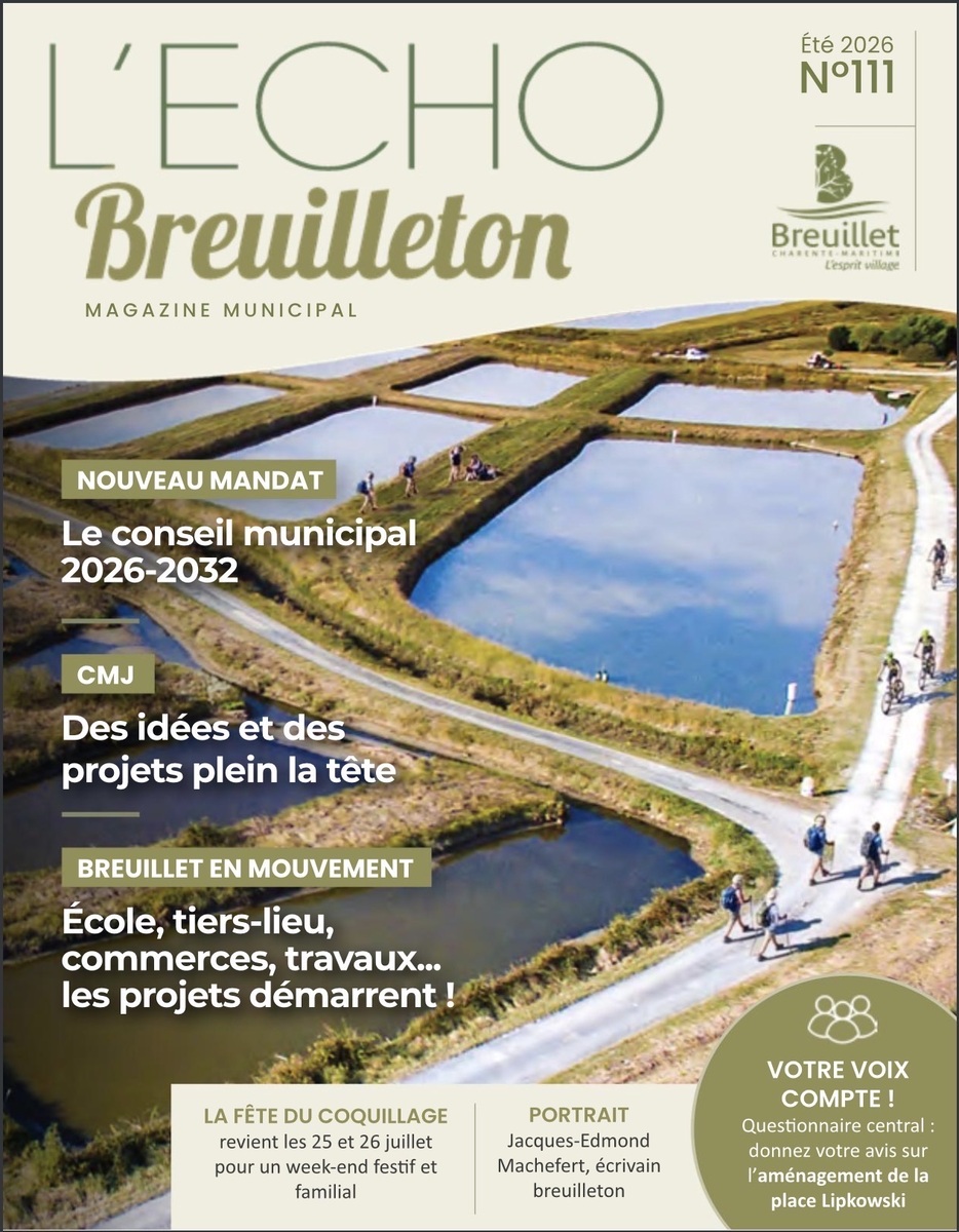 On parle de nous dans l’écho breuilleton  n°111 - été 2026
