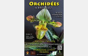 Exposition Orchidées à Breuillet - 18 au 20/10/2024