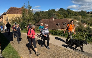 Notre guide Lucie et son chien Olaf