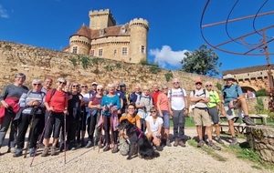 Le groupe devant Castel Bretennoux