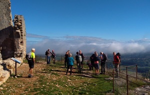 Château de Taillefer...au dessus des nuages.