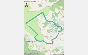 Marche rapide - sur inscription uniquement - Breuillet - boucle vers St Augustin