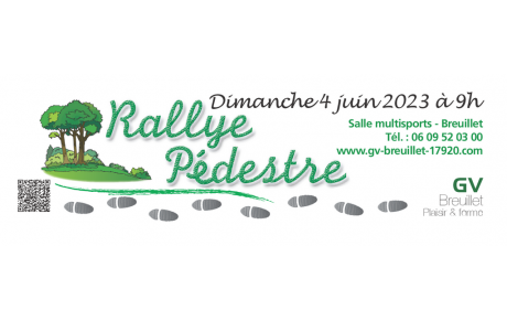 Inscription au rallye pédestre - dimanche 04 juin 2023