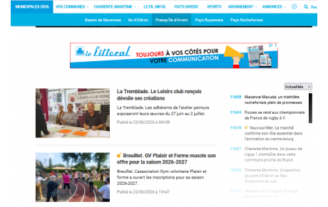On parle de nous dans "Le Littoral" du 22/06/2026