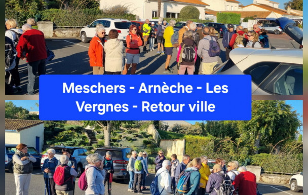 marche du 15/10/2025 - Meschers - Arnèche - Les Vergnes - Retour ville